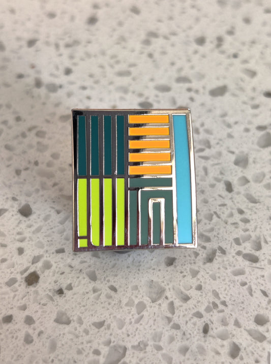 Rancho Estates Map Enamel Pin