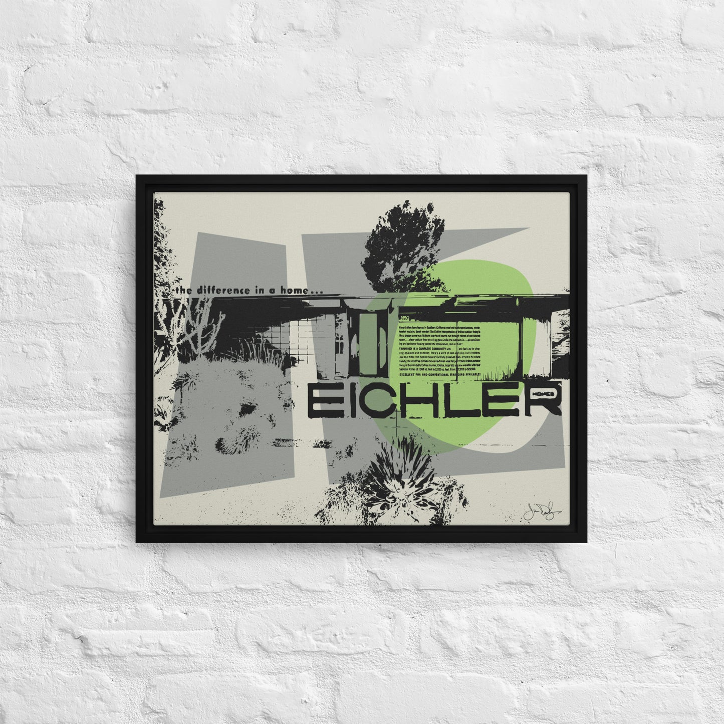 "Fortify" Eichler Digital Print on Canvas