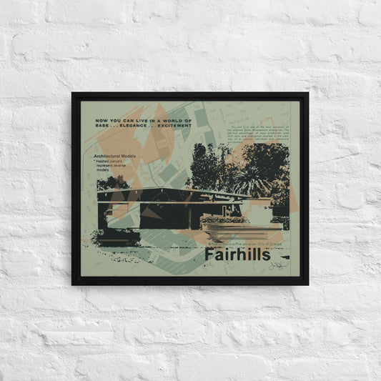 Elegance in Fairhills Digital Print on Canvas