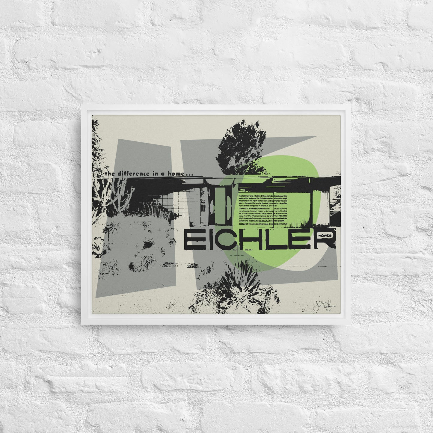 "Fortify" Eichler Digital Print on Canvas