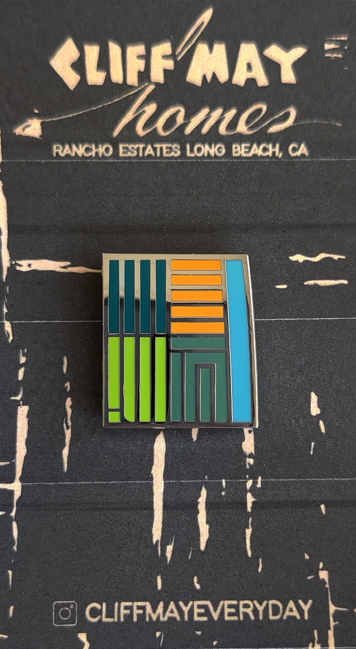 Rancho Estates Map Enamel Pin