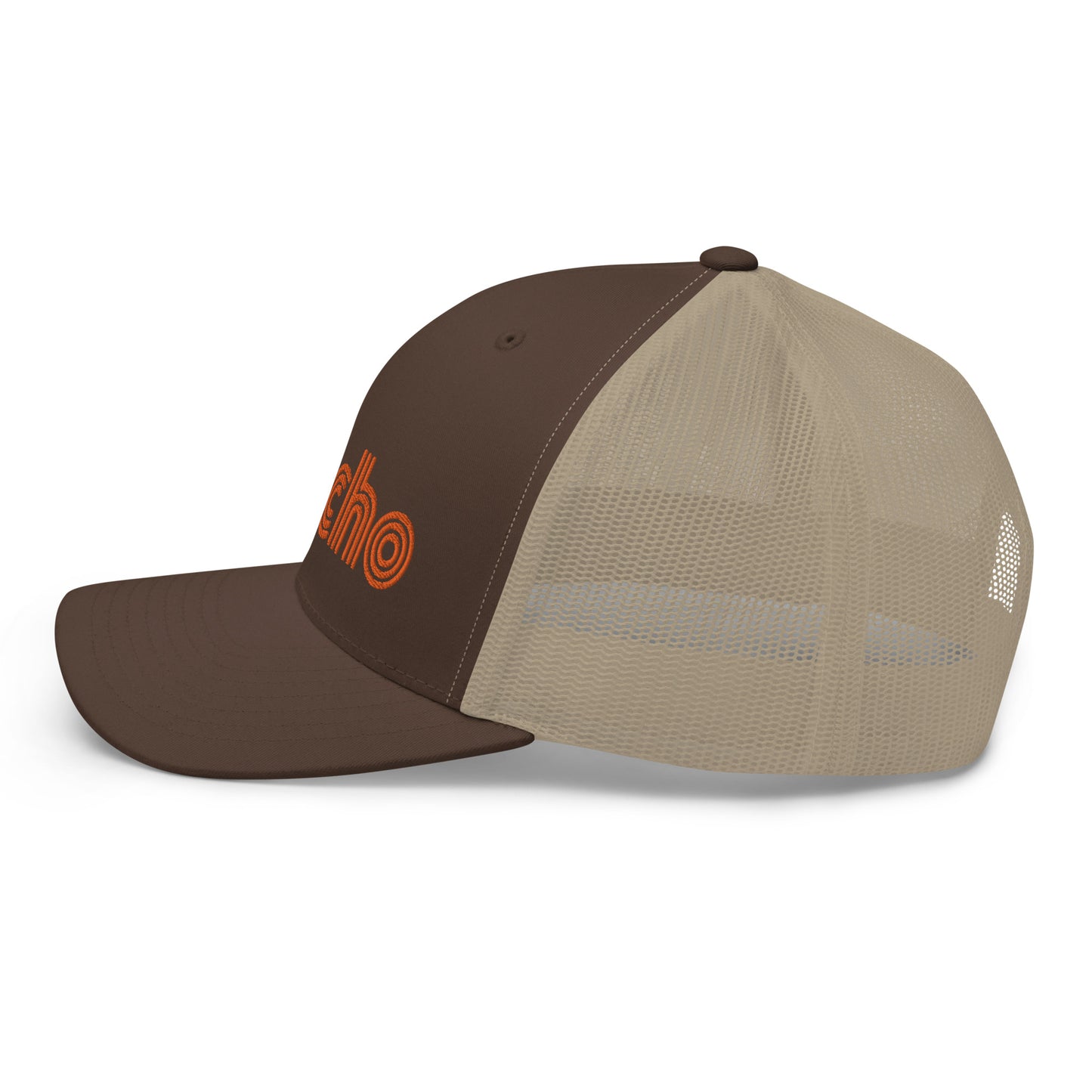 Rancho Trucker Cap Orange Embroidery