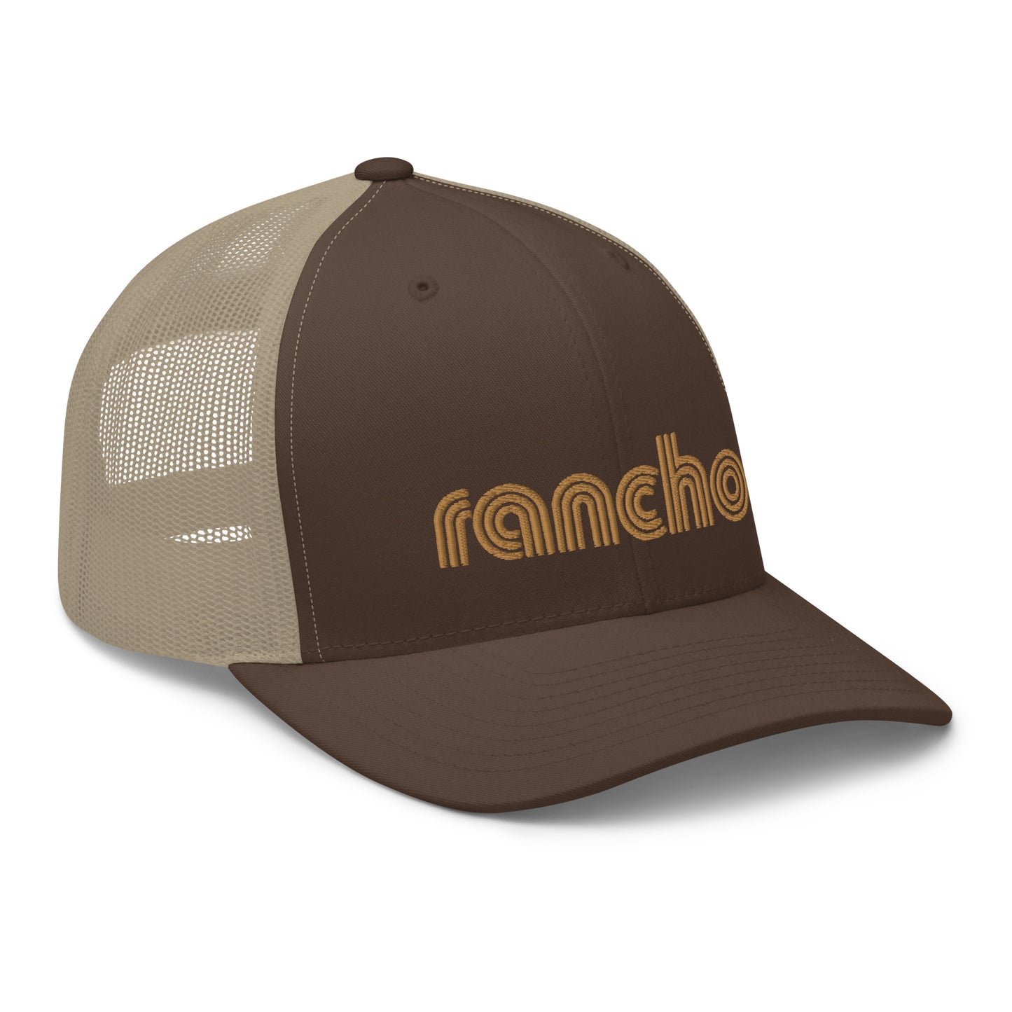 Rancho Trucker Cap- Gold Embroidery